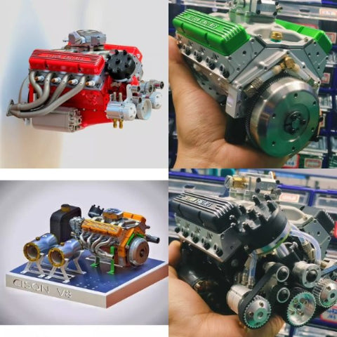 🎉Christmas Deals 50% OFF🔥 - Gasoline OHV V8 Small-block Engine Model Kits