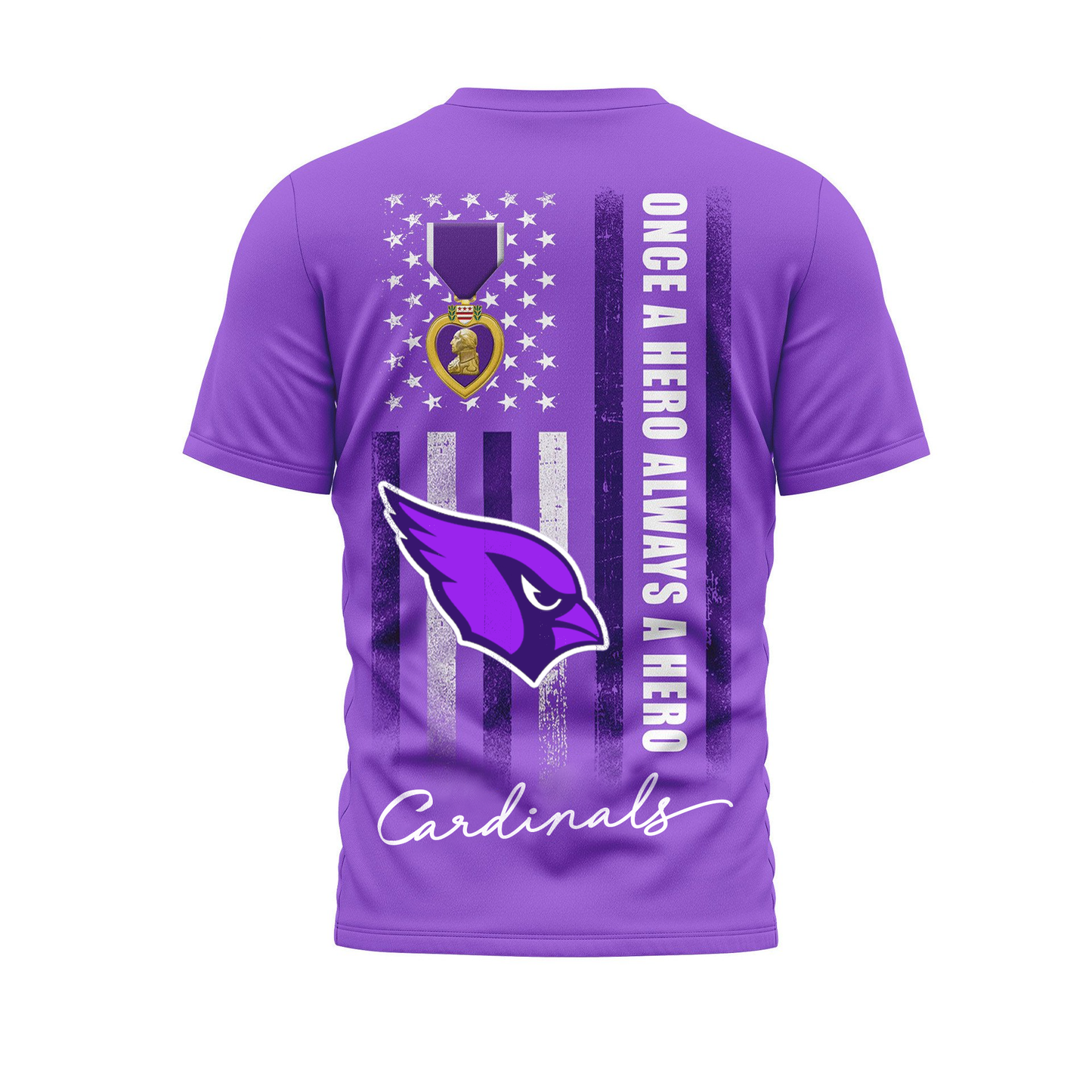 AC Premium National Purple Hear Day 3D Shirt 300626