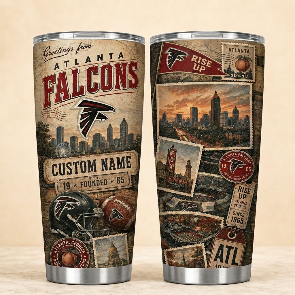 AF Personalized Premium NFL Classic Tumbler 190626