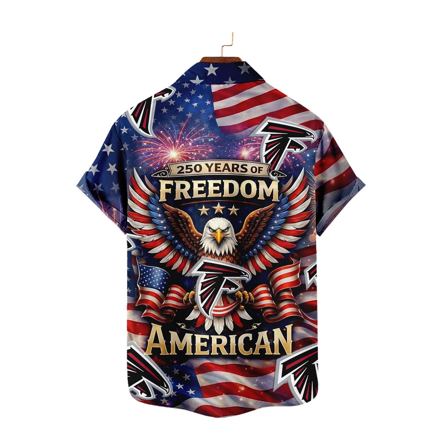 AF x NFL America 250th Anniversary Eagles Hawaiian Shirt 090626