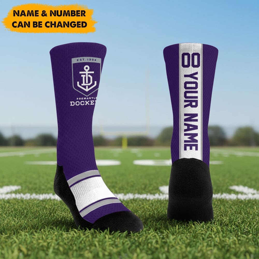 AFL x FD New Socks Custom Any Name & Number Gifts FOR FAN NDT NHM