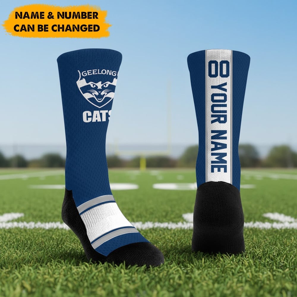 AFL x GEE New Socks Custom Any Name & Number Gifts FOR FAN NDT NHM