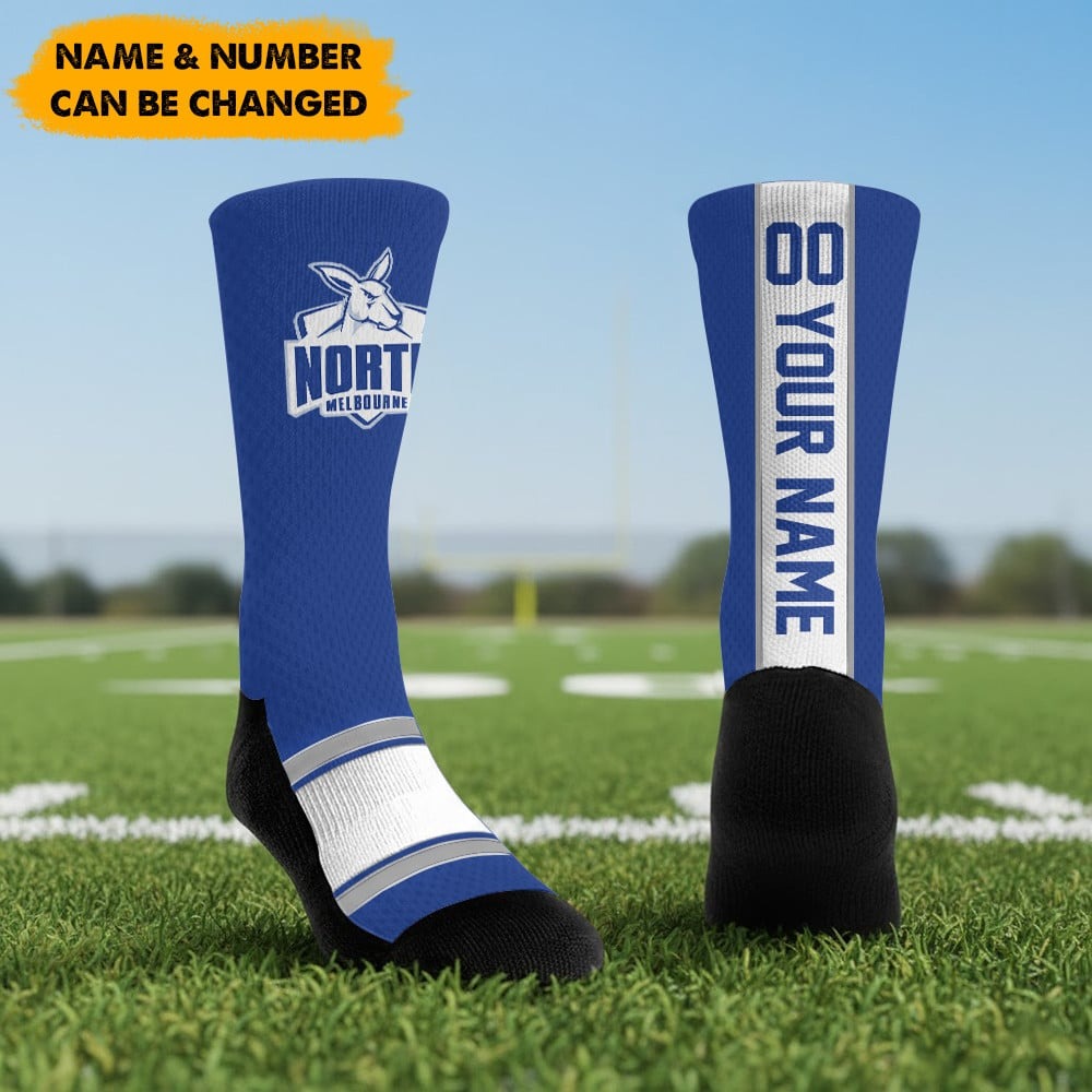 AFL x NM New Socks Custom Any Name & Number Gifts FOR FAN NDT NHM