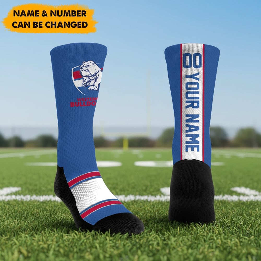 AFL x WB New Socks Custom Any Name & Number Gifts FOR FAN NDT NHM