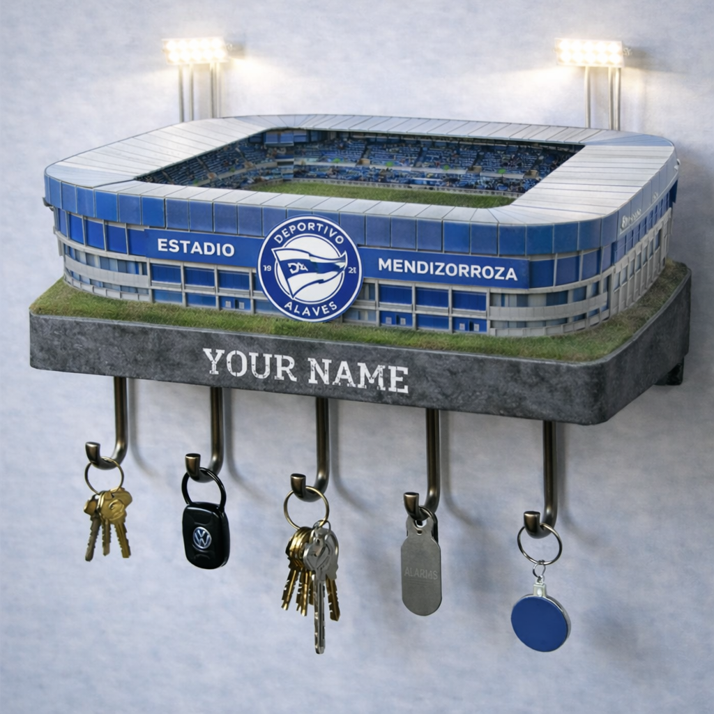 ALA Premium La Liga Wood Key Hanger DDT NTL