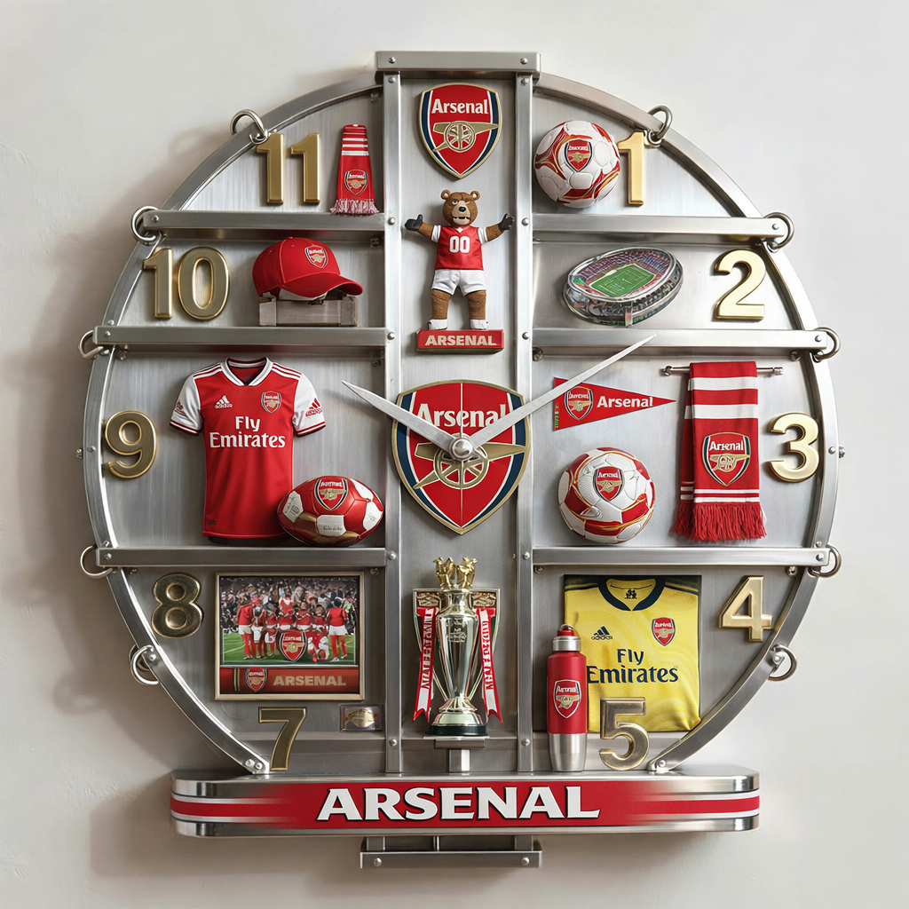 ARS x EPL 3D Visual Effect Acrylic Wall Clock DDT CTND