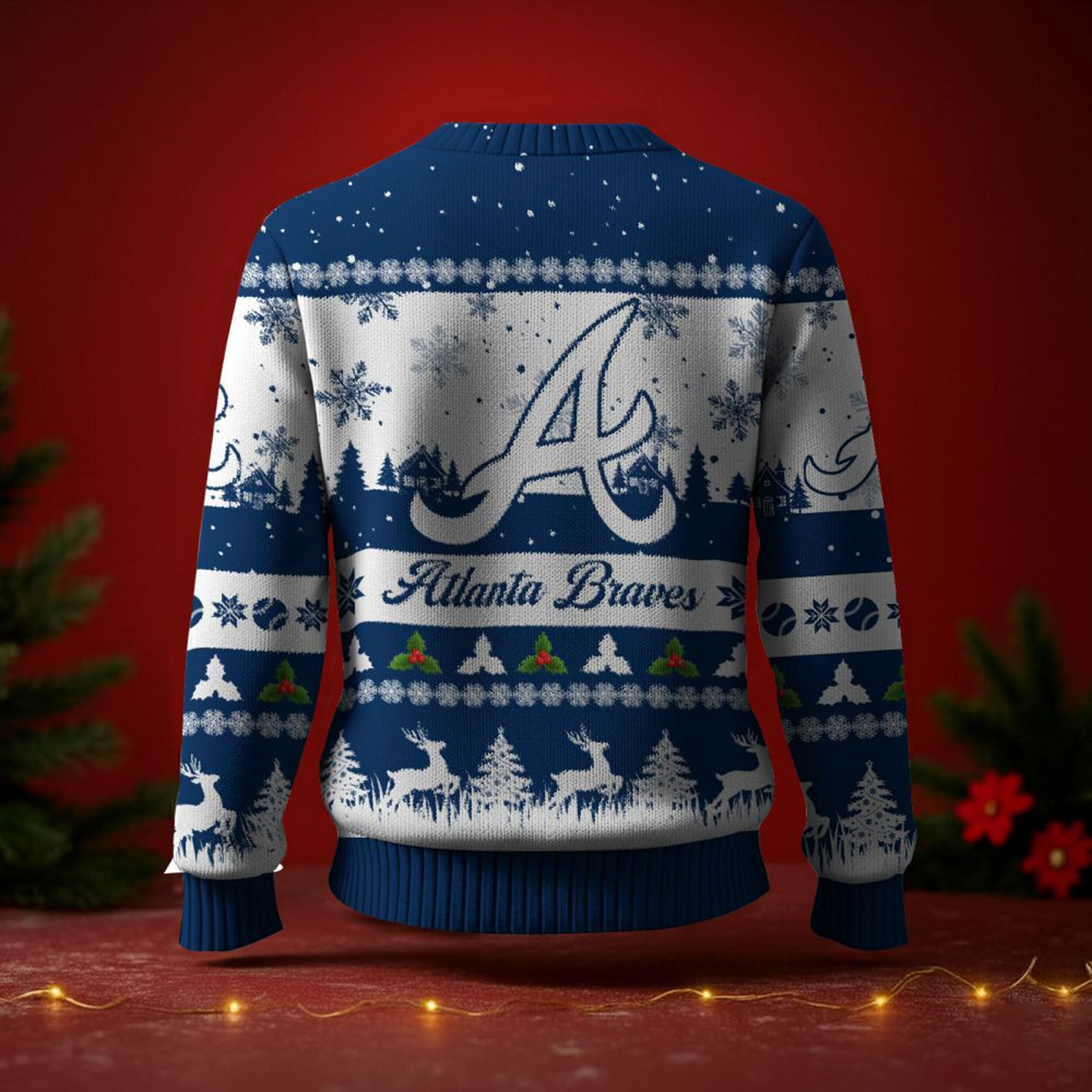 ATL x MLB Ugly Sweater 2025 DATND TANTD