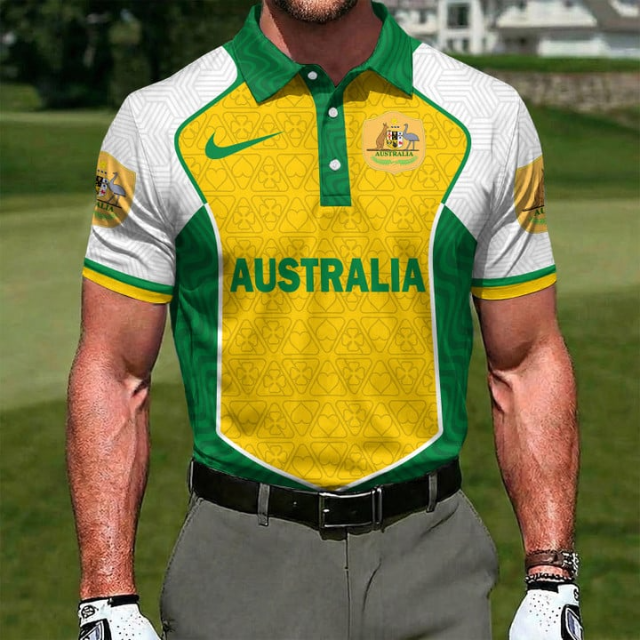Australia x World Cup 2026 Classic Polo Shirt DDT NTL