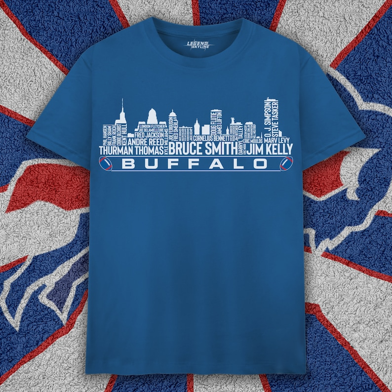 BB Football Greatest Of All Time Team Legends, City Skyline Shirt DDT CTND