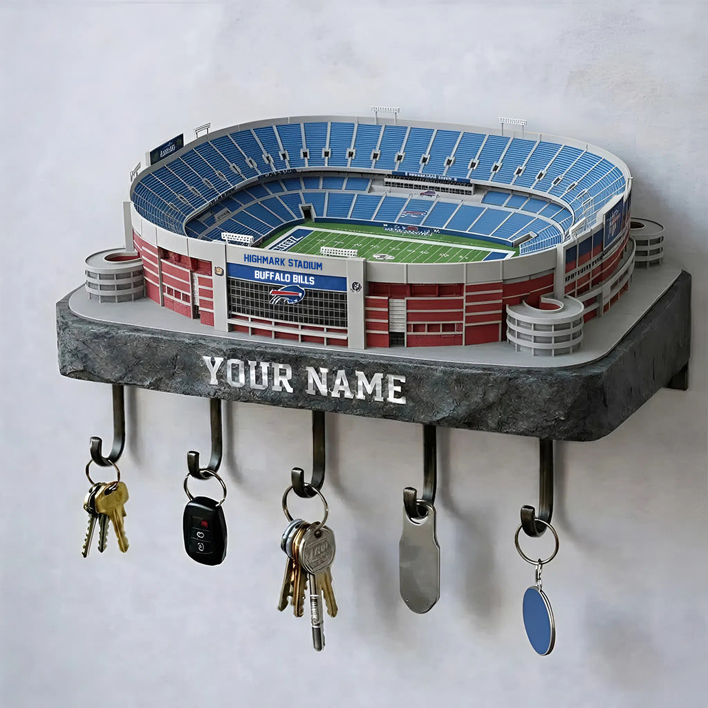 BB Stadium Premium NFL Wood Key Hanger DDT NHM