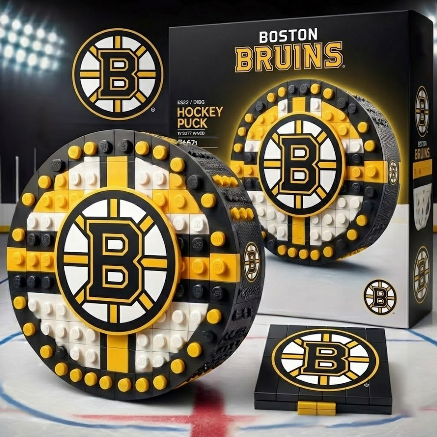 BB x NHL Hockey Game Building Blocks 0512 DDT CTND