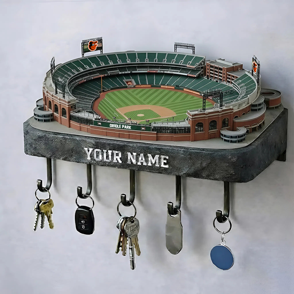 BO Stadium Premium MLB Wood Key Hanger DDT NHM