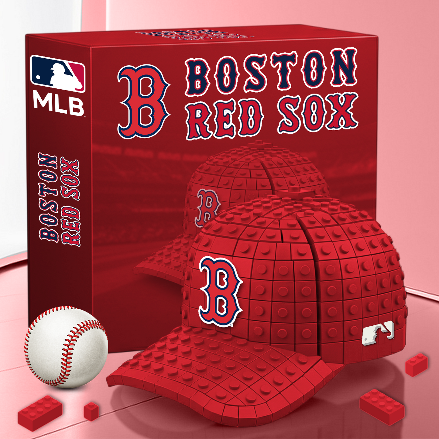 BOS MLB 3D Baseball Cap Block Set V1 NAK PTTD