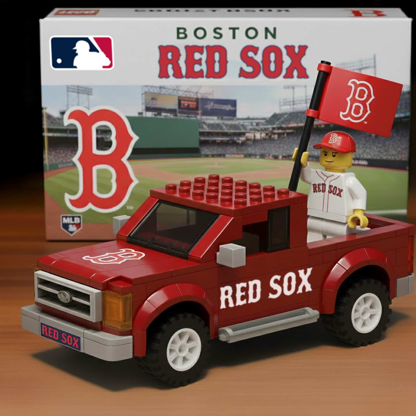 BOS x MLB Building Blocks Truck Toy Set DatND DVT