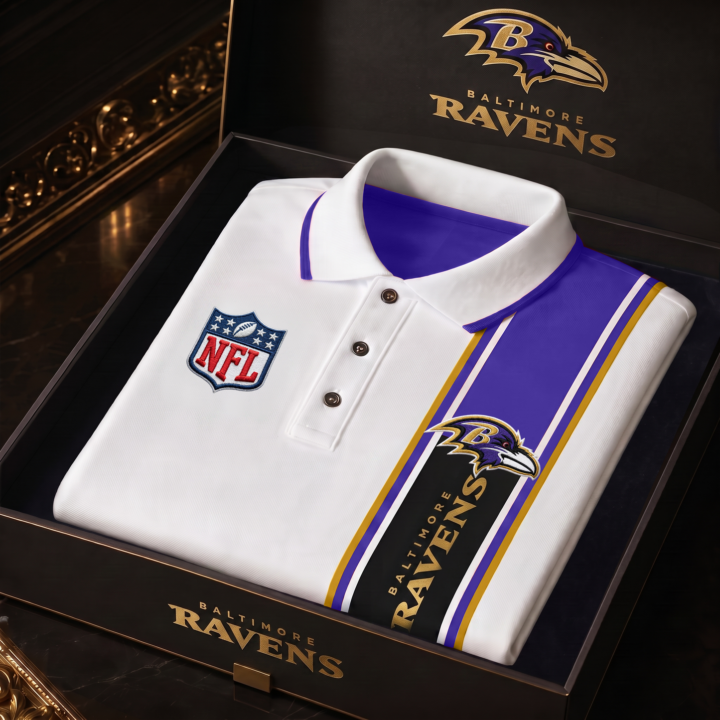 BR x NFL Luxury V3 Polo Shirt 260626