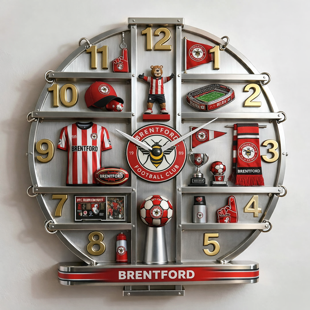 BRE x EPL 3D Visual Effect Acrylic Wall Clock DDT CTND