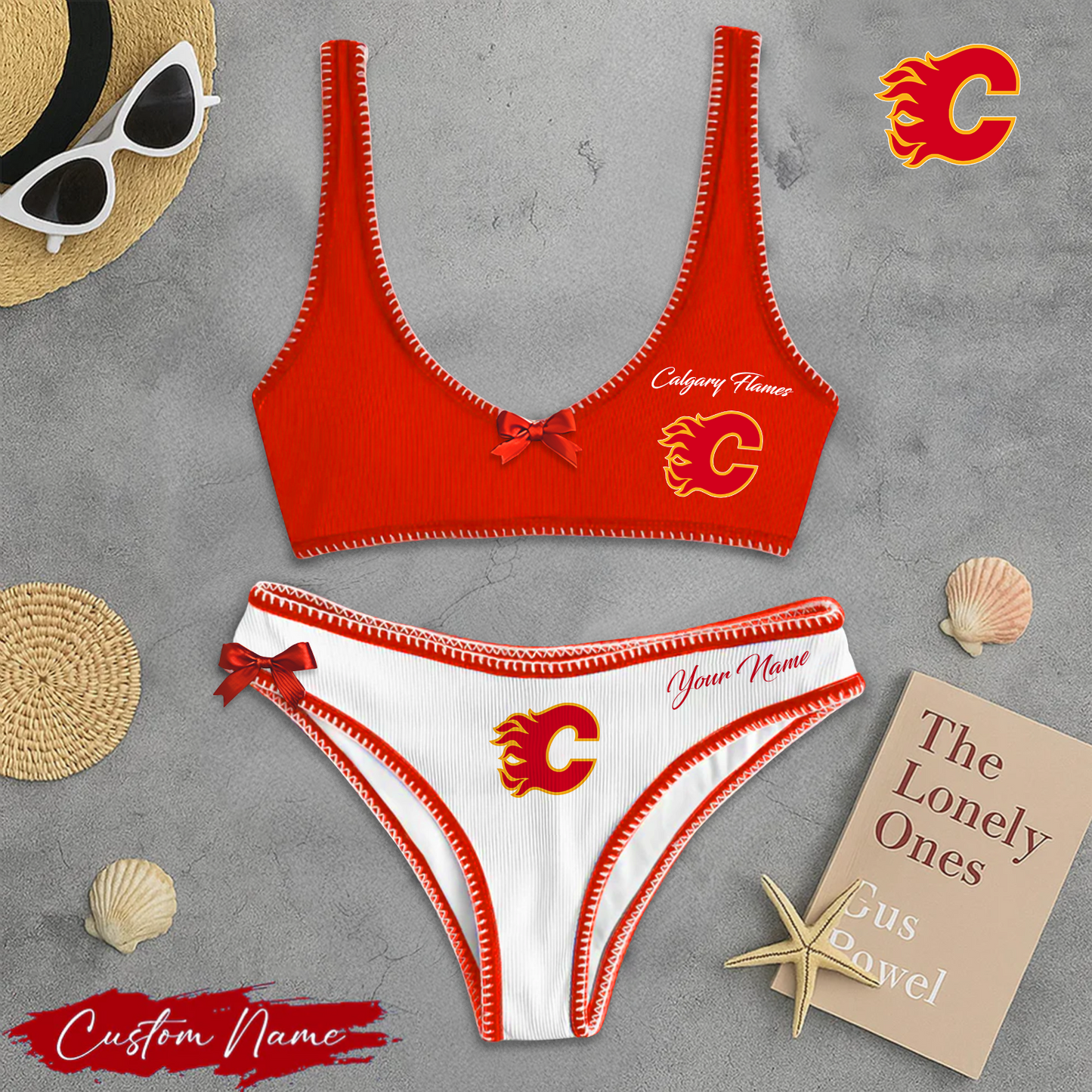 CAL X PREMIUM NHL BIKINI SET LIMITED EDITIONS FOR VALENTINES DAY NDT NHT