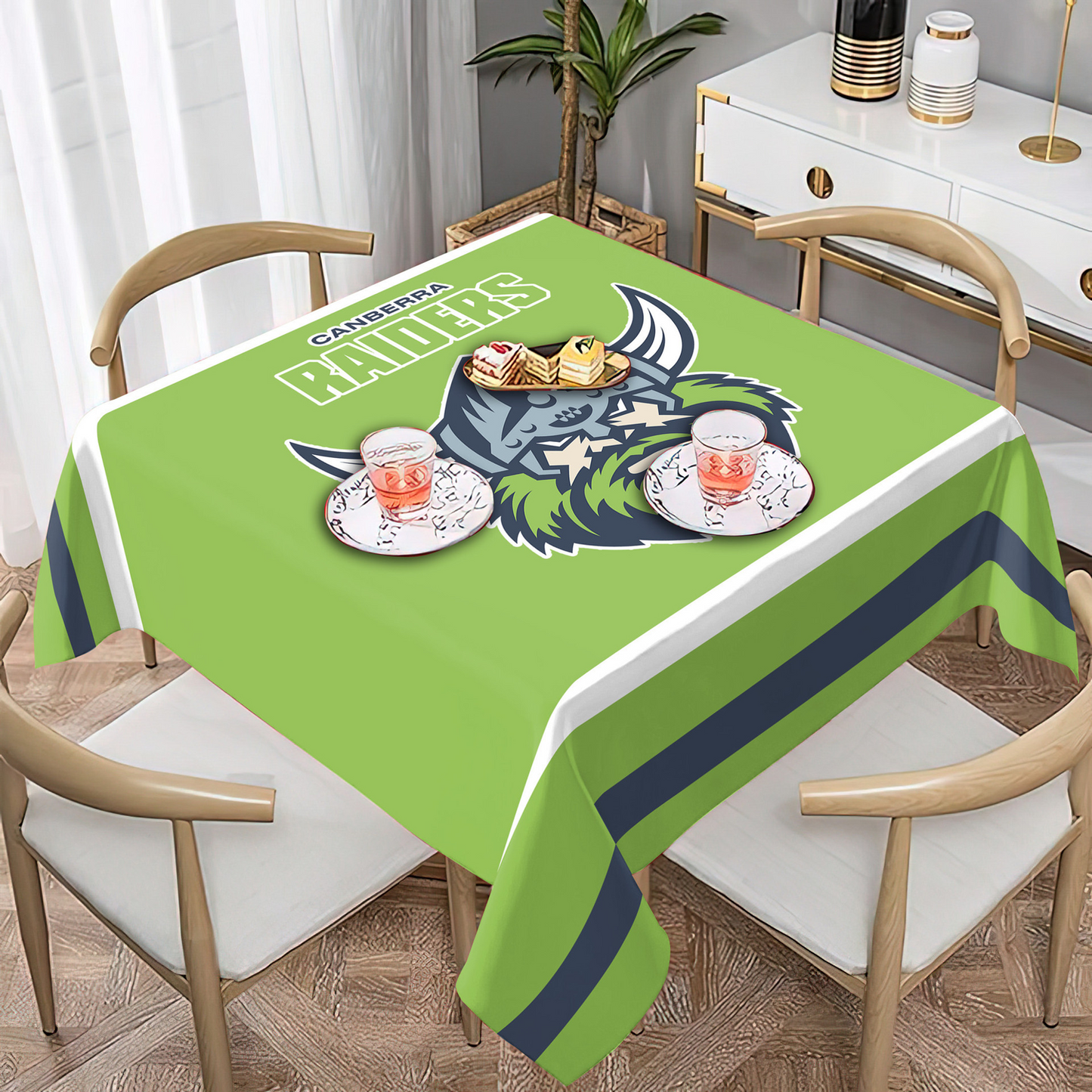 CAN Premium NRL Square Tablecloth For Fan NDT NHT
