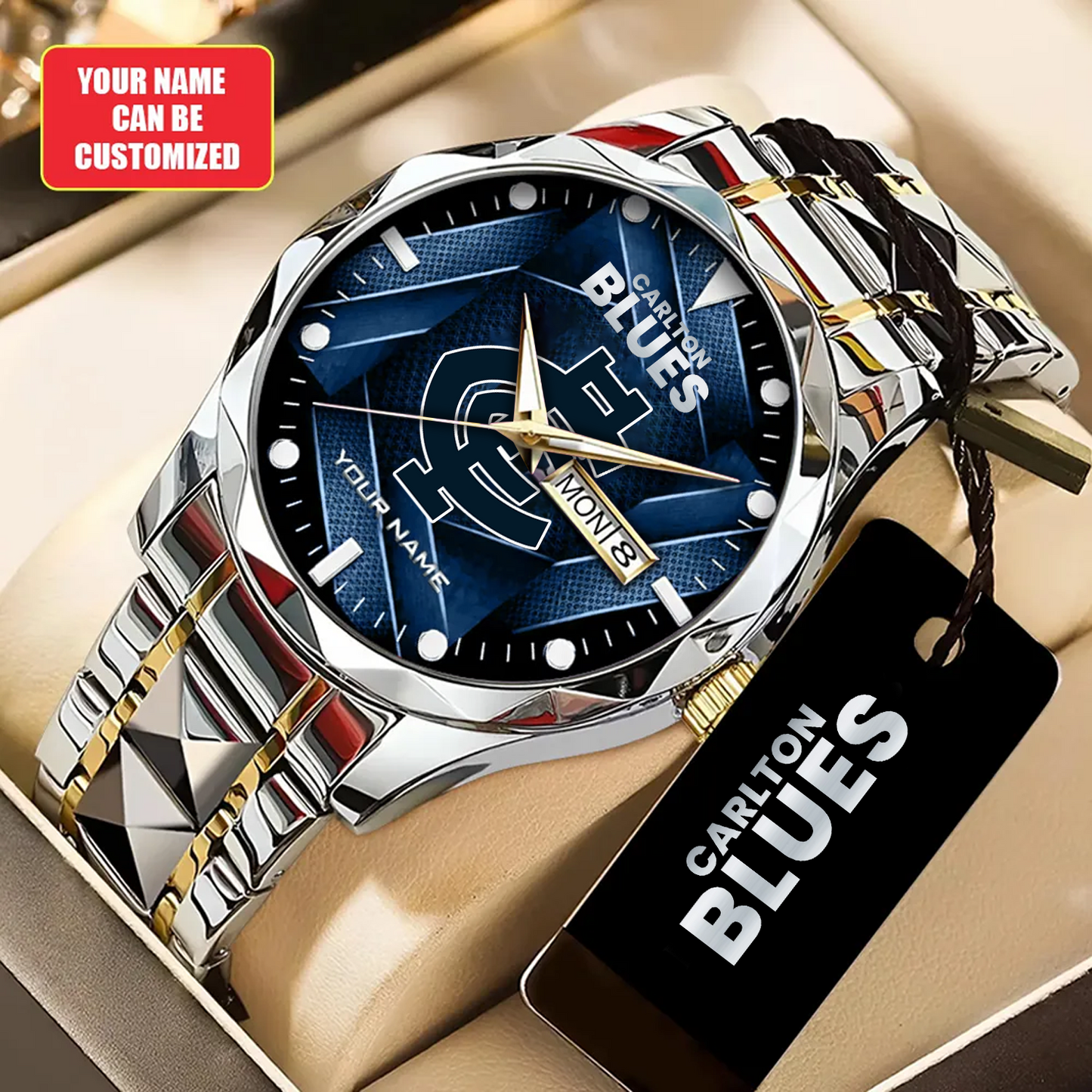 CAR x AFL Alloy Luxury Quartz Watch DATND TANTD