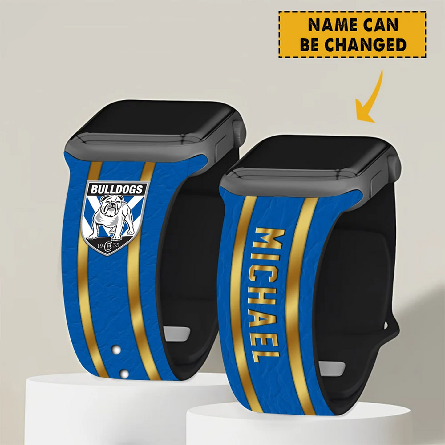 CBY X PREMIUM NRL New Apple Watch Band Custom Name NDT NHT