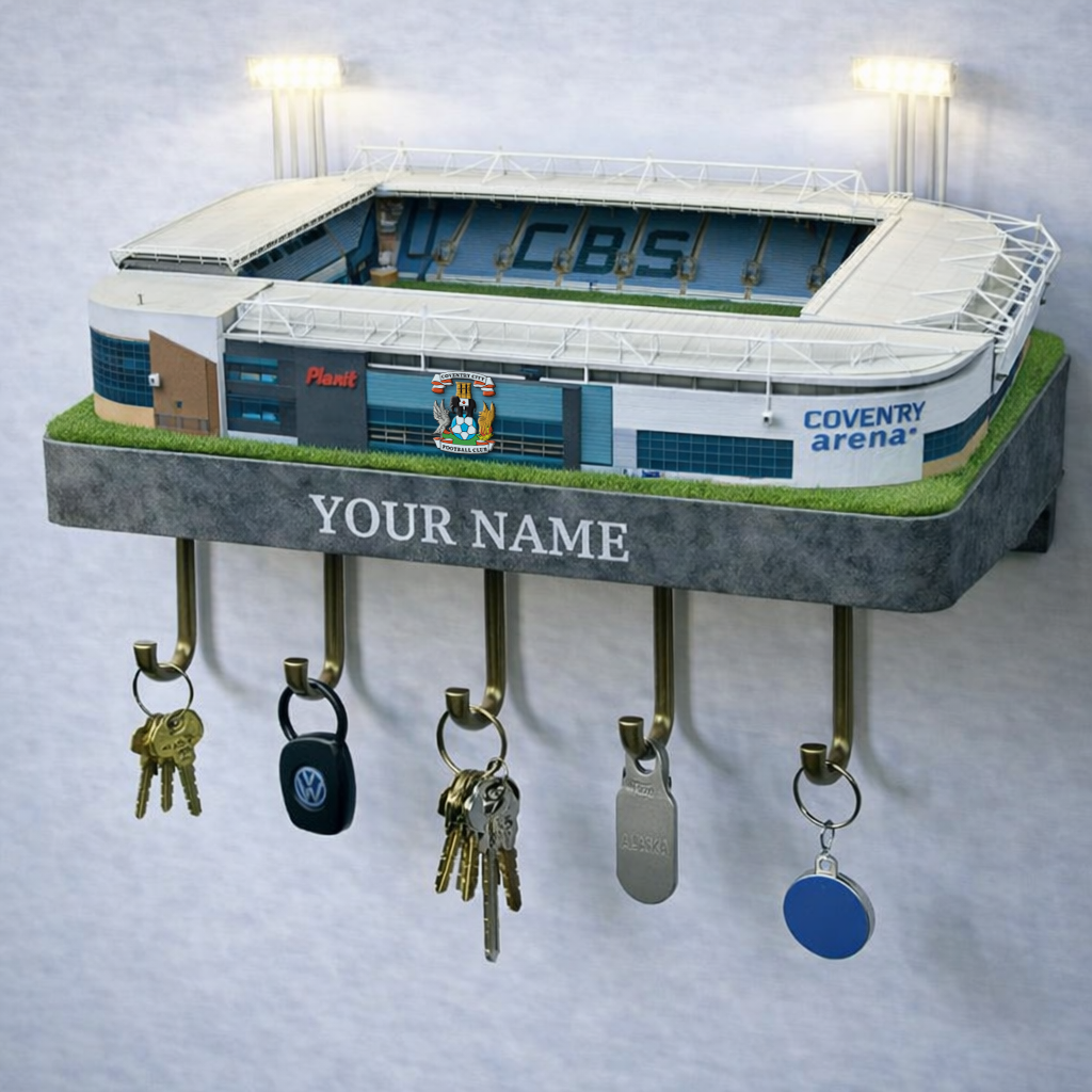 CC Stadium Premium EFL Wood Key Hanger DDT NTL