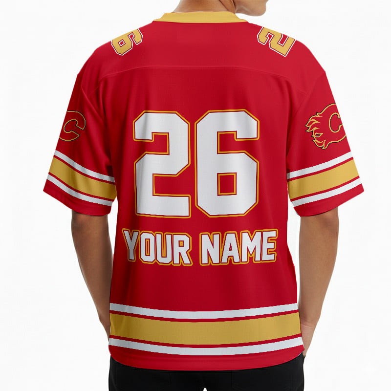 CF x Hockey Ice Short Sleeves Jersey Shirt Custom Any Number Gift DDT TTTZ