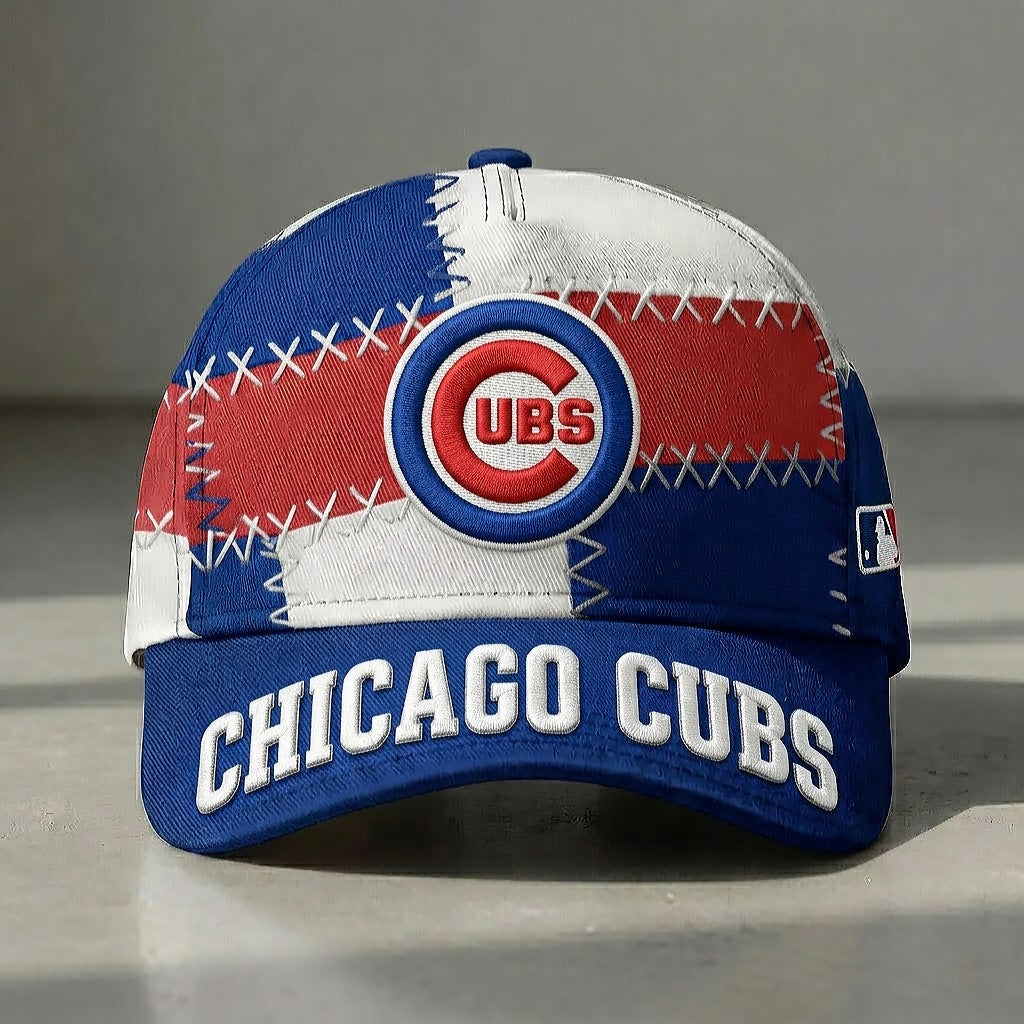 CHI x MLB Premium Patchwork Snapback Cap DDT 070426 TTTZ