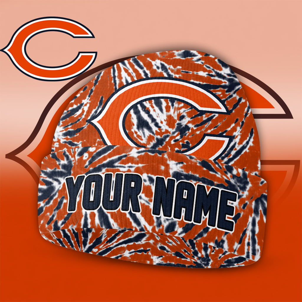 CHI x NFL Personalized Premium Beanie Hat DDT CTND