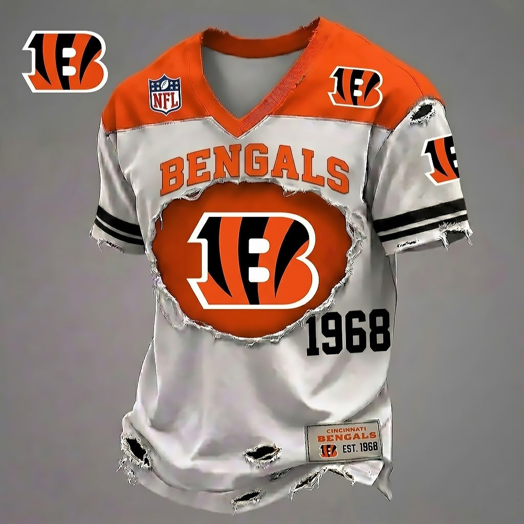 CIN x NFL Luxury Classic T-shirt DDT 140526 TTTZ