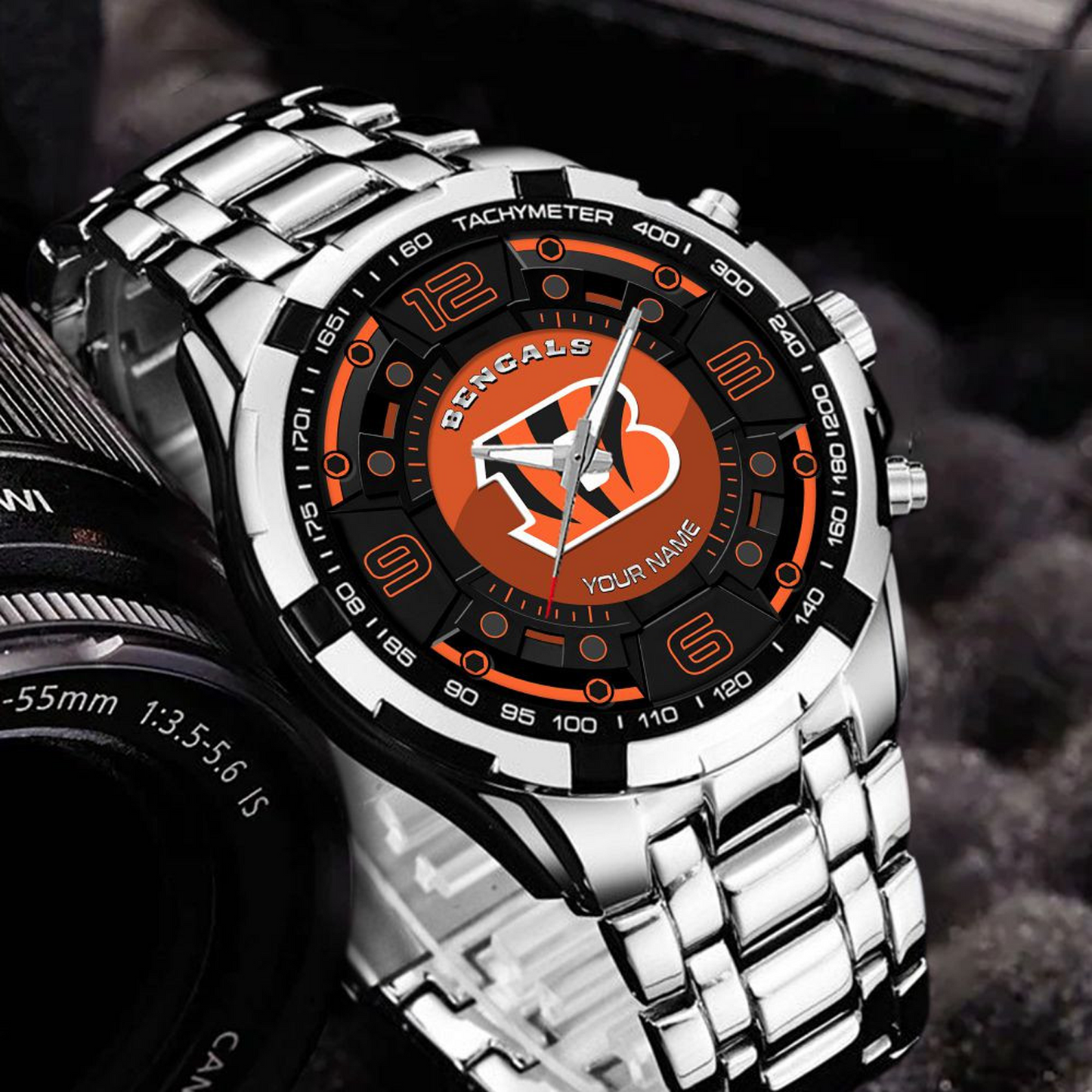 CIN x NFL Stainless Steel Watch DatND DVT