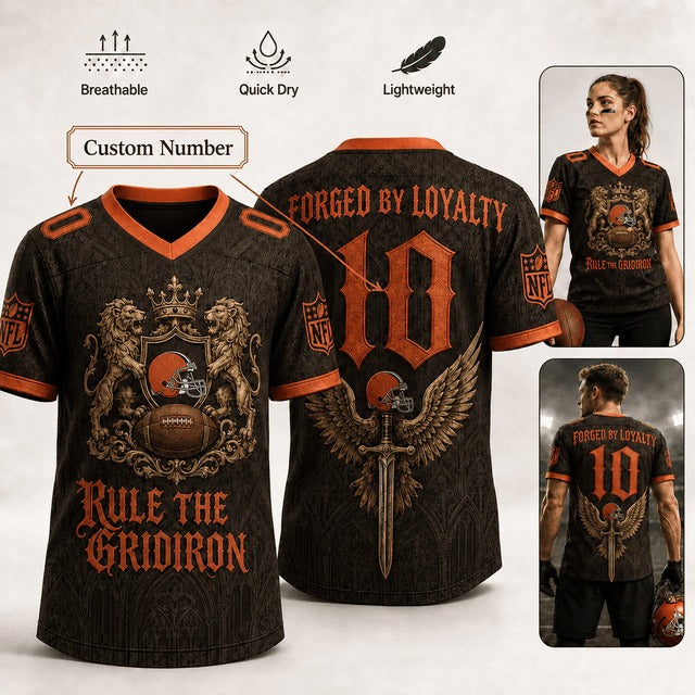 CLE Premium NFL Medieval Warrior Game Day Game Day Jersey 100626