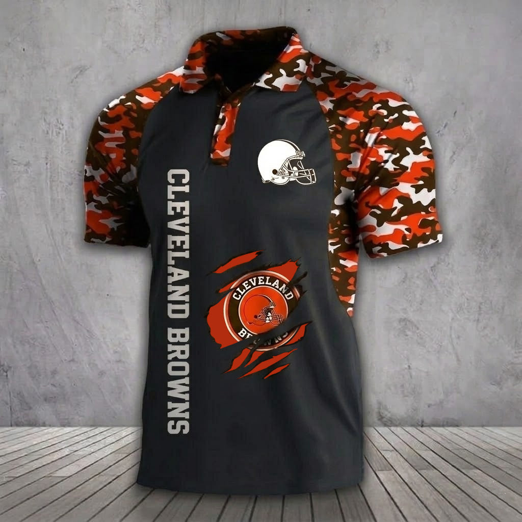CLE x NFL Premium Camouflage Polo DDT TTTZ