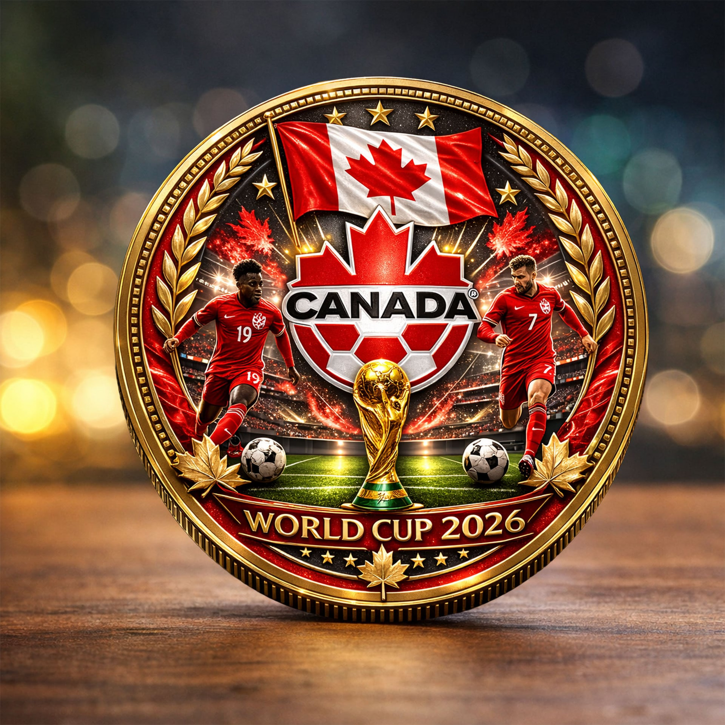 Canada Premium World Cup Commemorative Coin DDT CTND