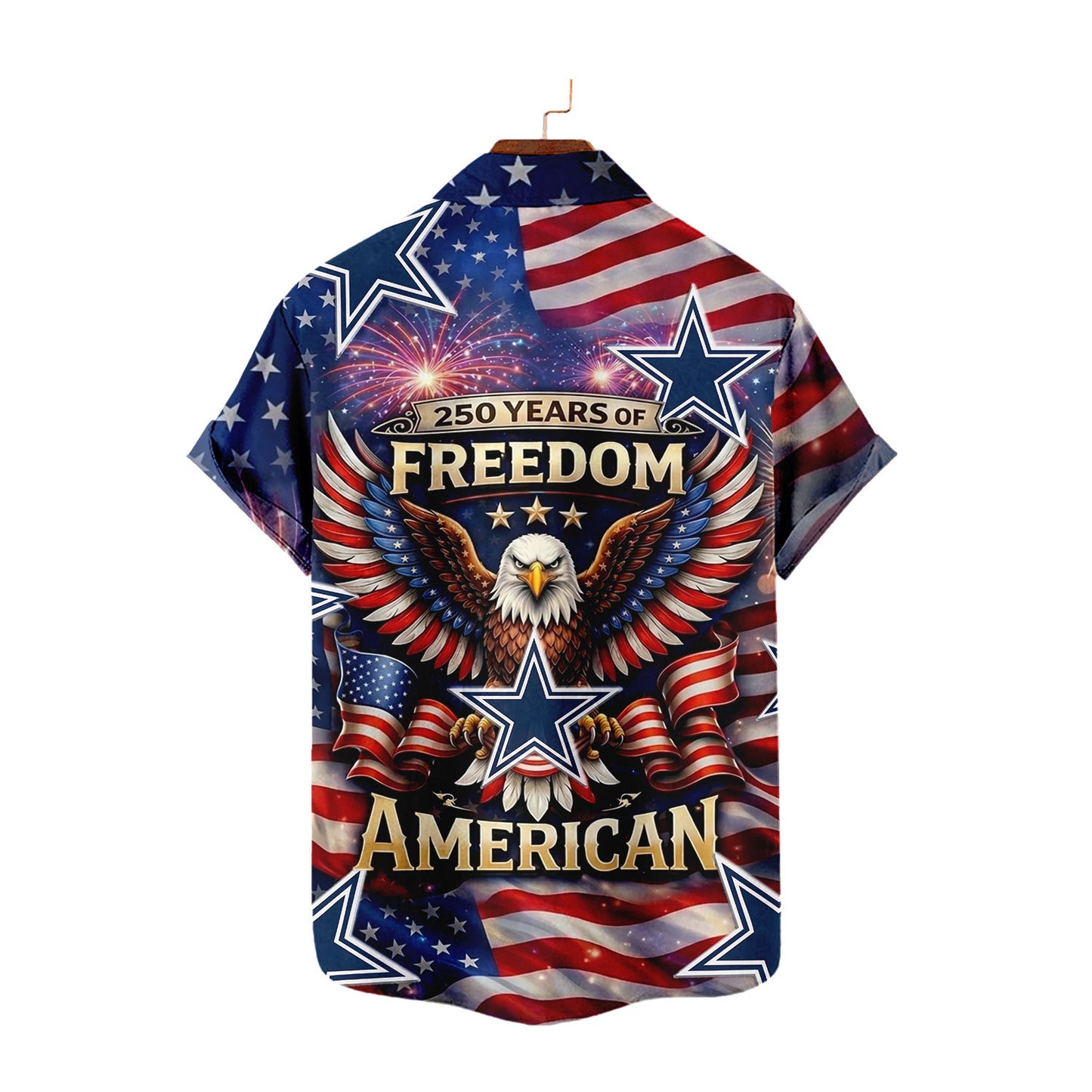 DC x NFL America 250th Anniversary Eagles Hawaiian Shirt 090626