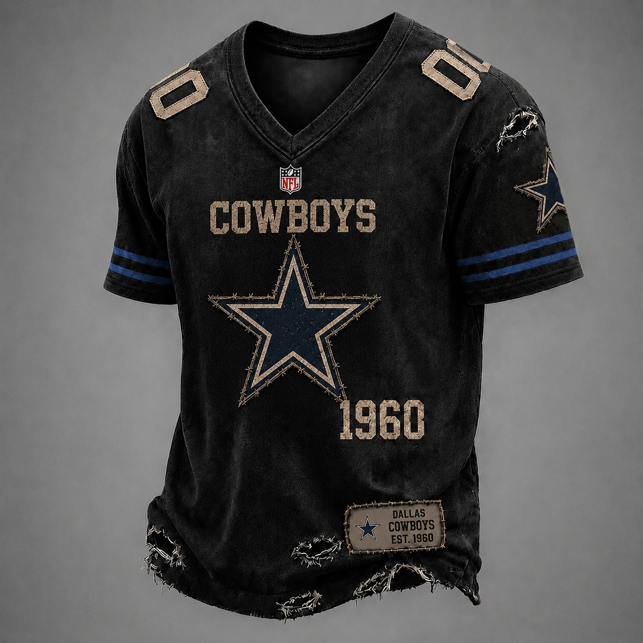 DC x NFL Premium V-neck Shirt 230626