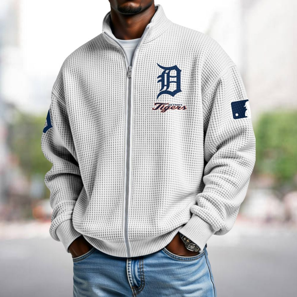 DET x MLB Waffle Zip-Up Sweatshirt DatND DVT