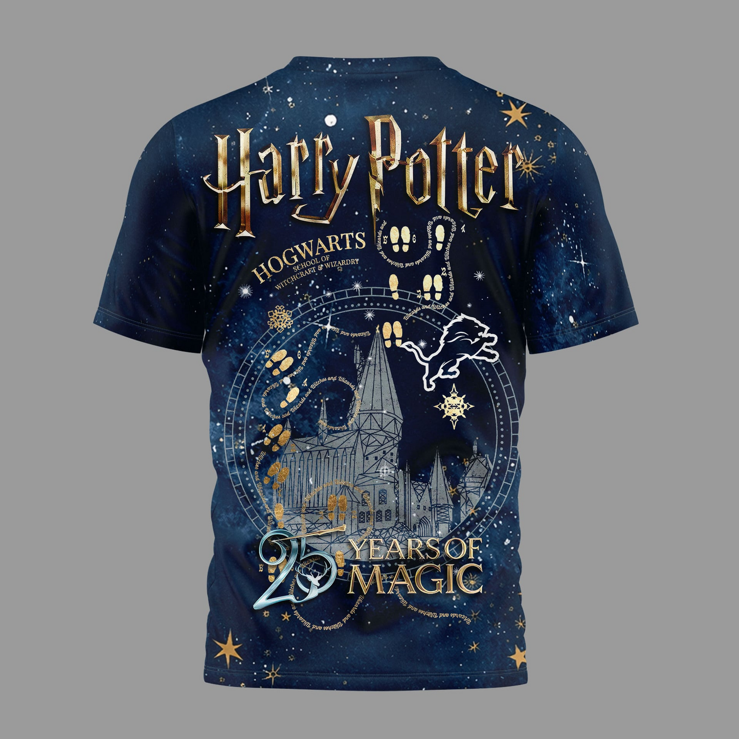 DL Premium NFL Harry Potter 25 Years Of Magic 3D Shirt DDT CTND