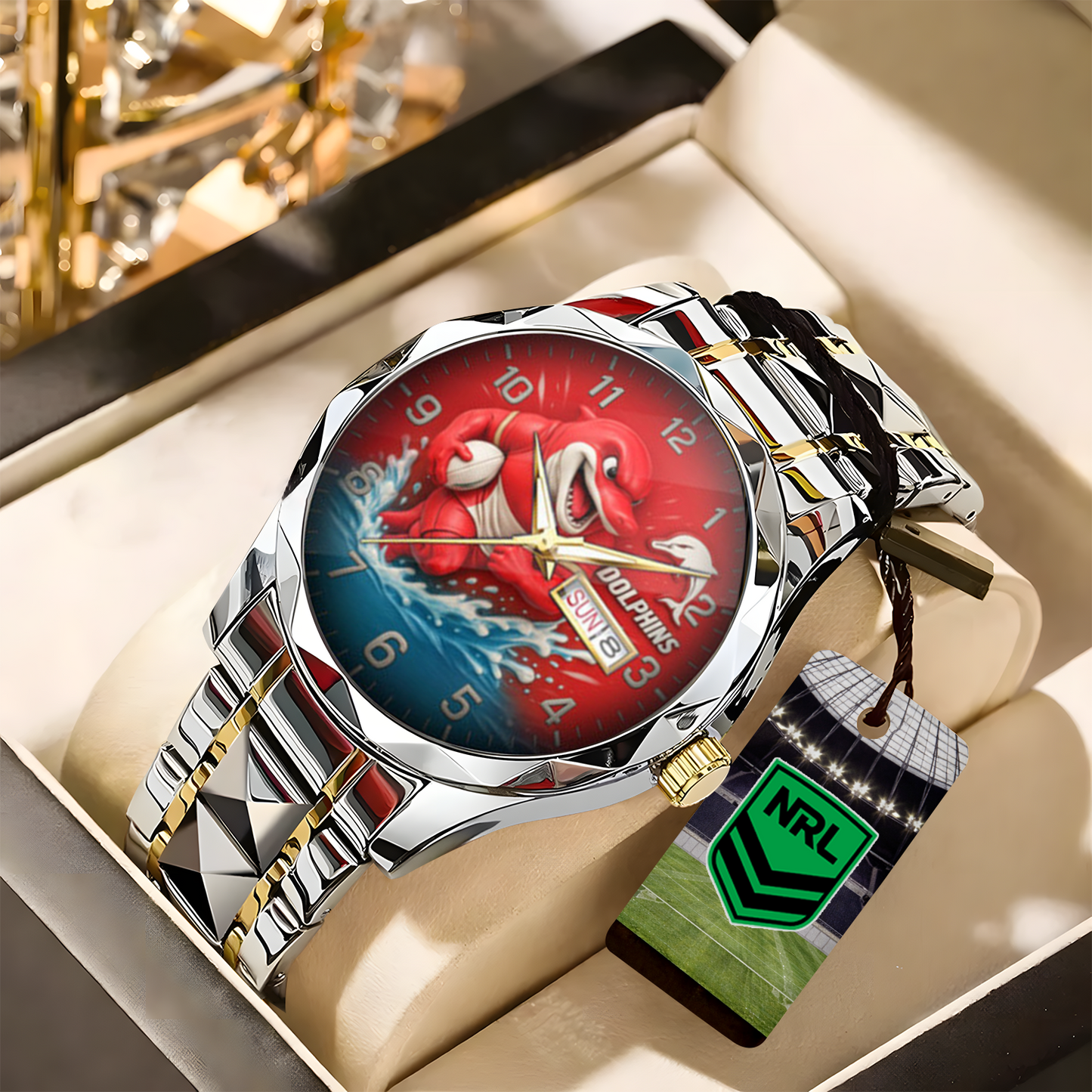 DOL X PREMIUM NRL New Mascot Luxury Hand Watch 2026 NDT NHT