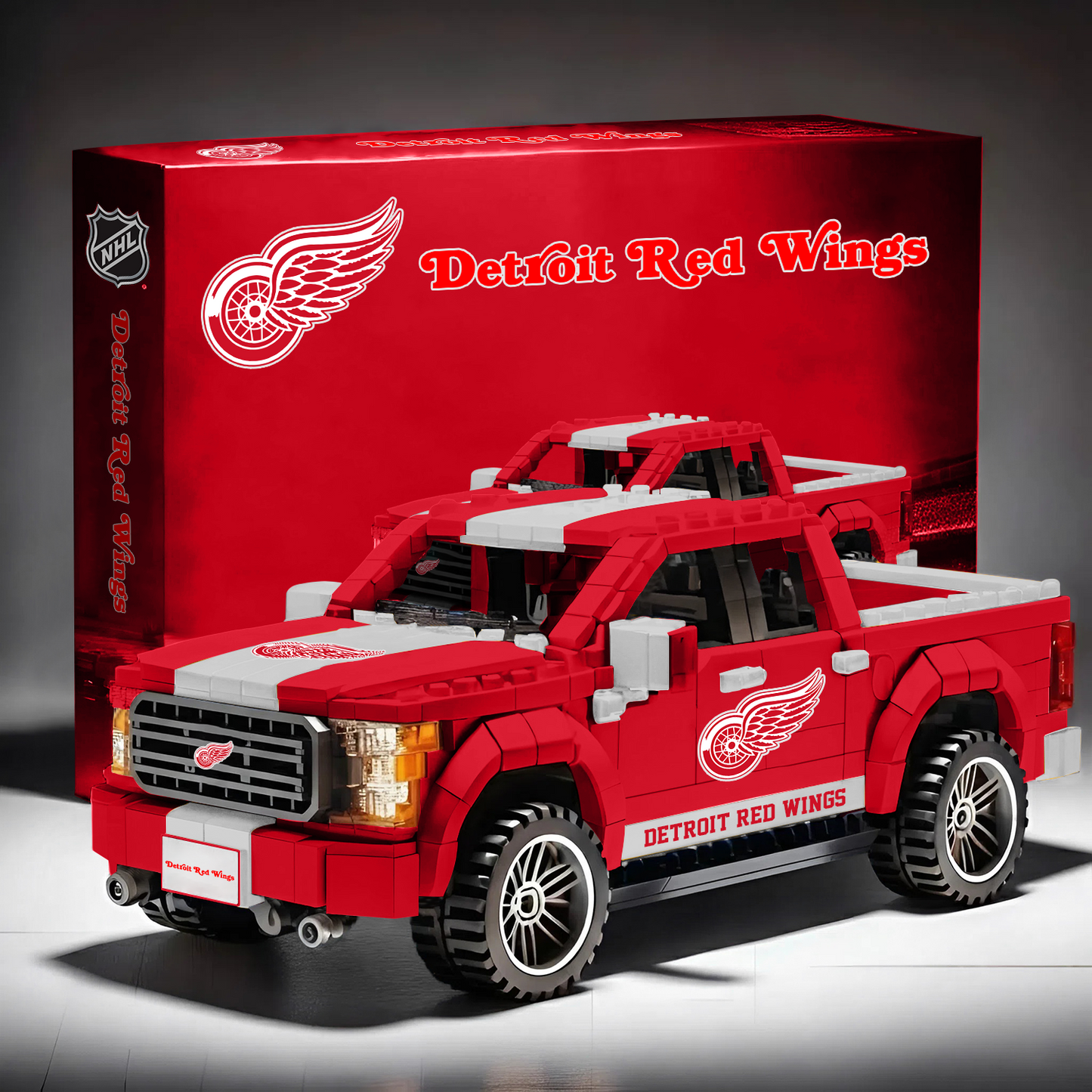 DRW NHL 3D Racing Truck Model Building Block Set V1 NAK NHT
