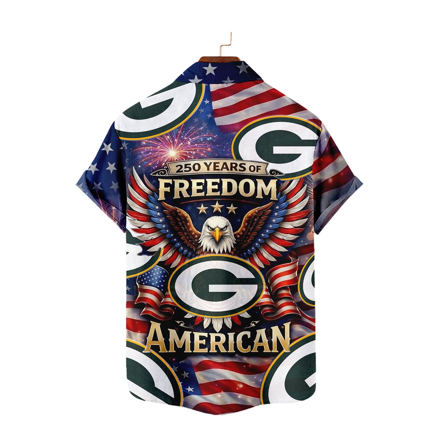 GBP x NFL America 250th Anniversary Eagles Hawaiian Shirt 090626