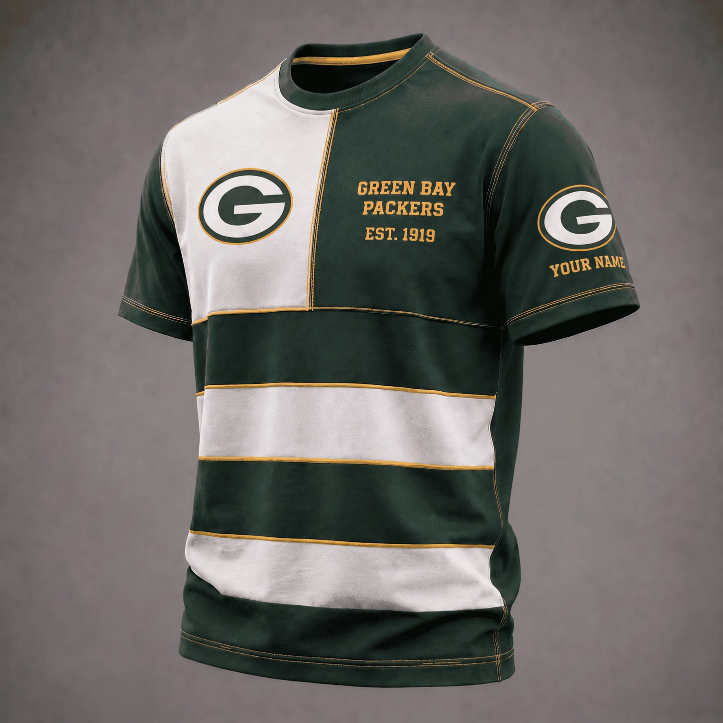 GBP x NFL Premium Vintage All Over Print T-Shirt 3D Personalized Gift For True Fan