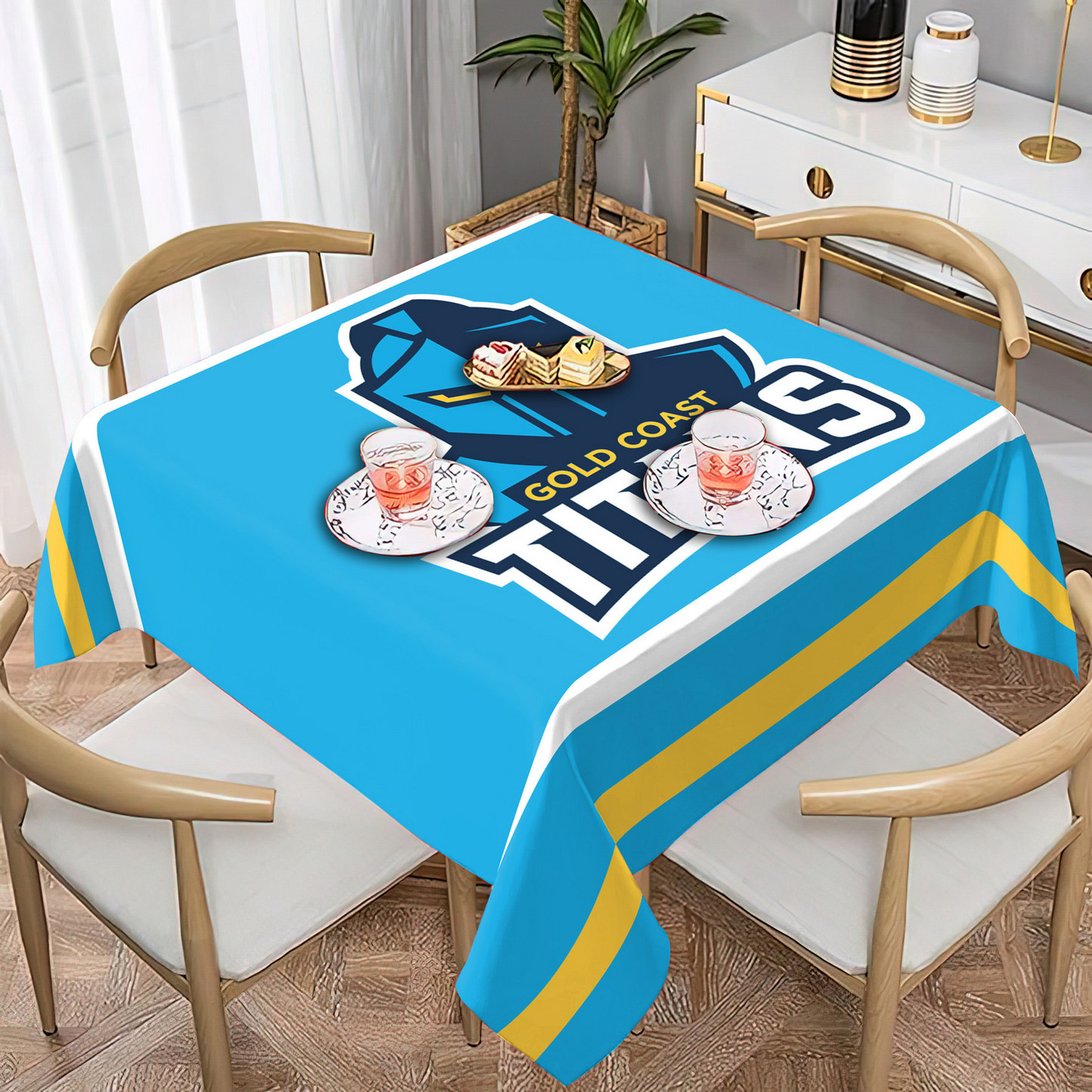 GCT Premium NRL Square Tablecloth For Fan NDT NHT