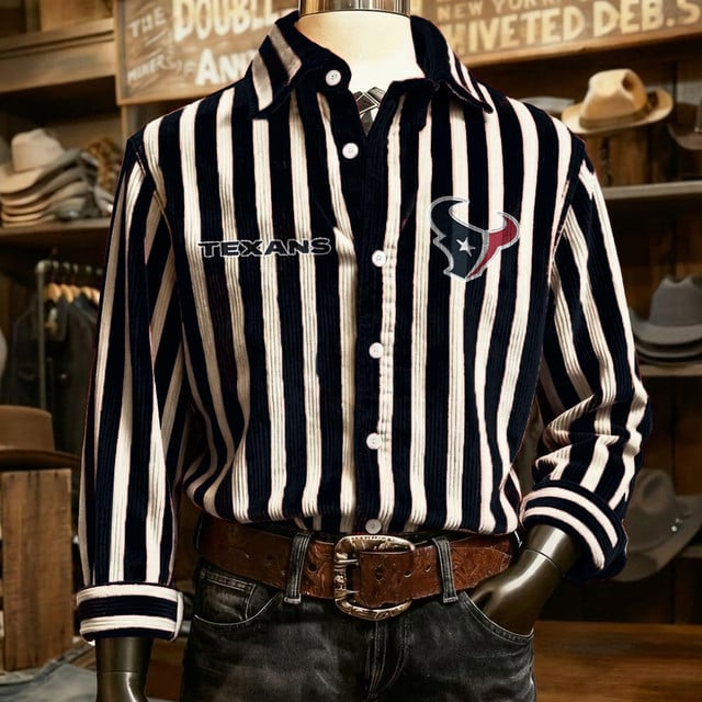 HT x NFL Color Stripe Corduroy Shirt DDT NTL