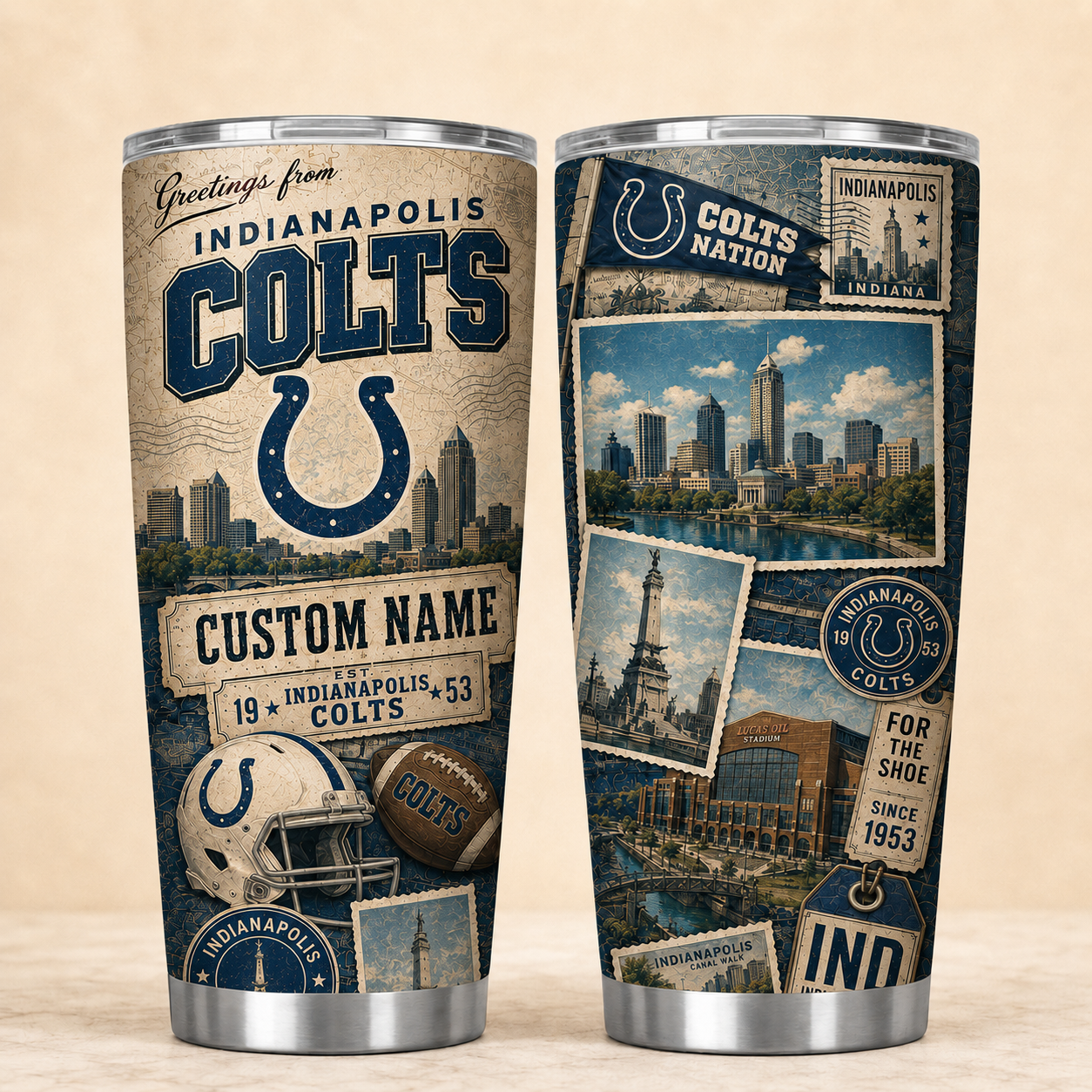 IC Personalized Premium NFL Classic Tumbler 190626