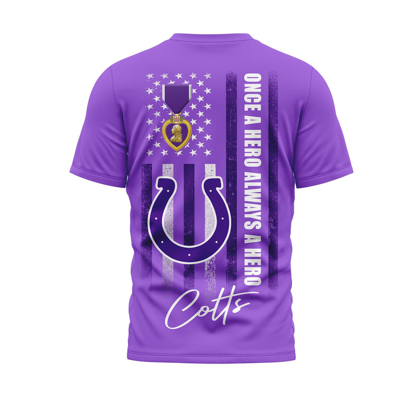IC Premium National Purple Hear Day 3D Shirt 300626