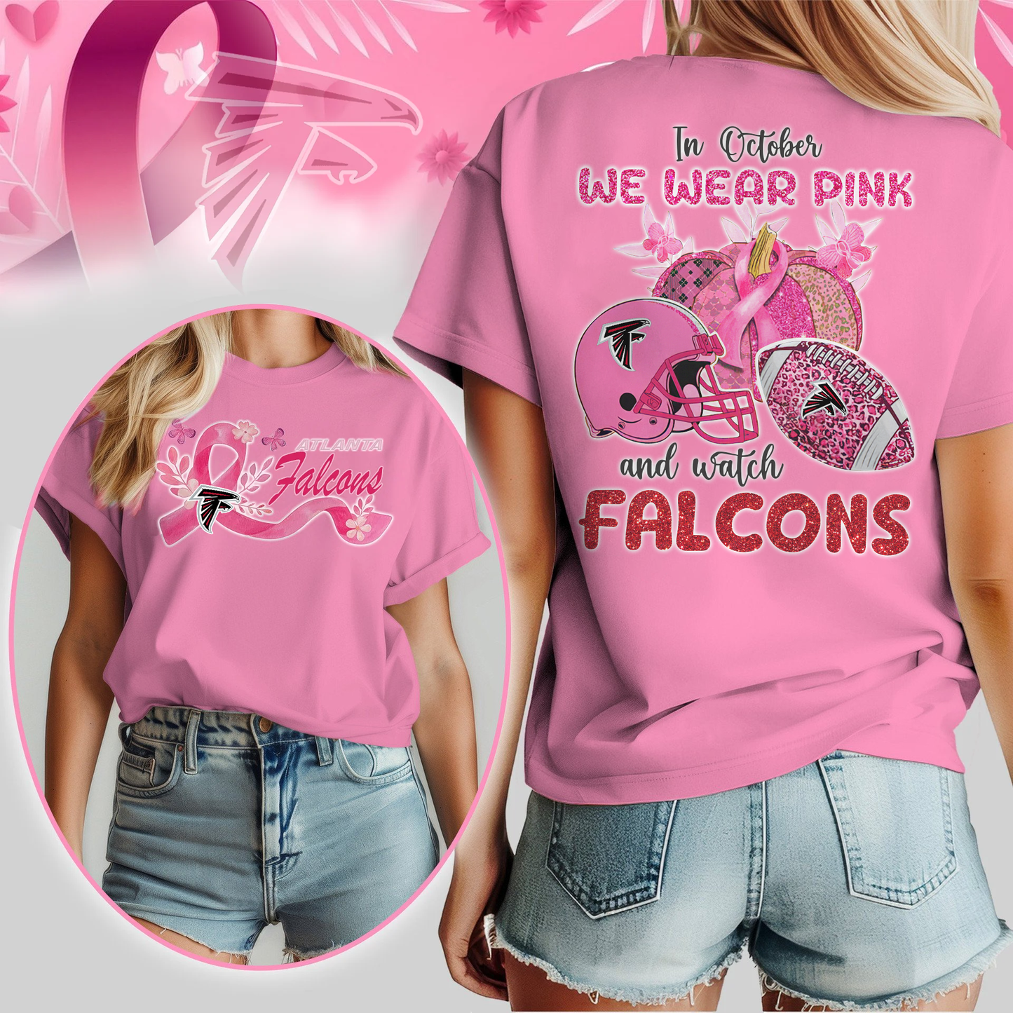 In October We Wear Pink And Watch AF Shirt 300626
