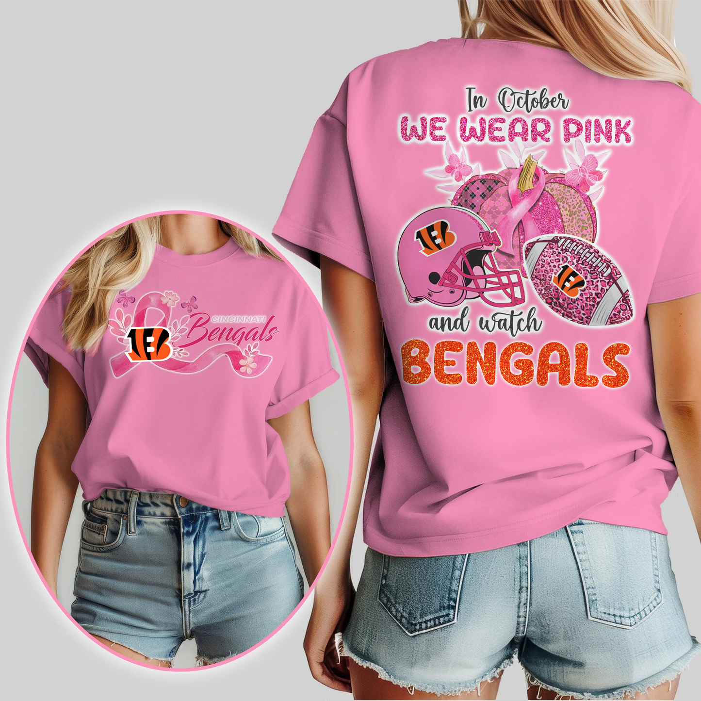 In October We Wear Pink And Watch CB Shirt 300626