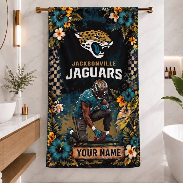 JJ x NFL Steel Curtain Football Beach Towel