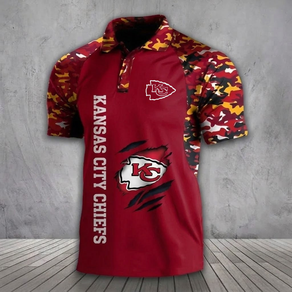KCC x NFL Premium Camouflage Polo DDT TTTZ