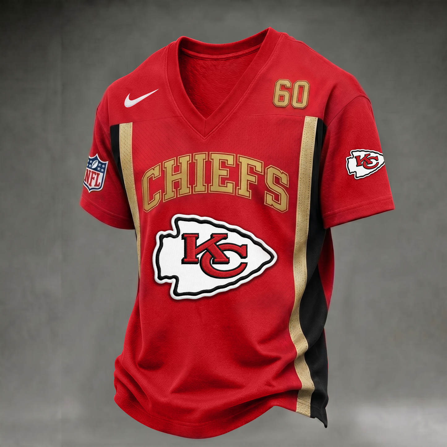 KCC x NFL V2 Premium V-neck Shirt 200626